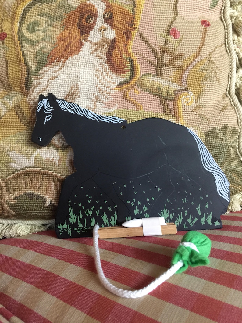 English Country Farmhouse Equestrian Horse chalkboard