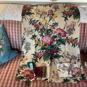 English Country Floral Bouquet fabric Wycliffe  by Cowton and Tout