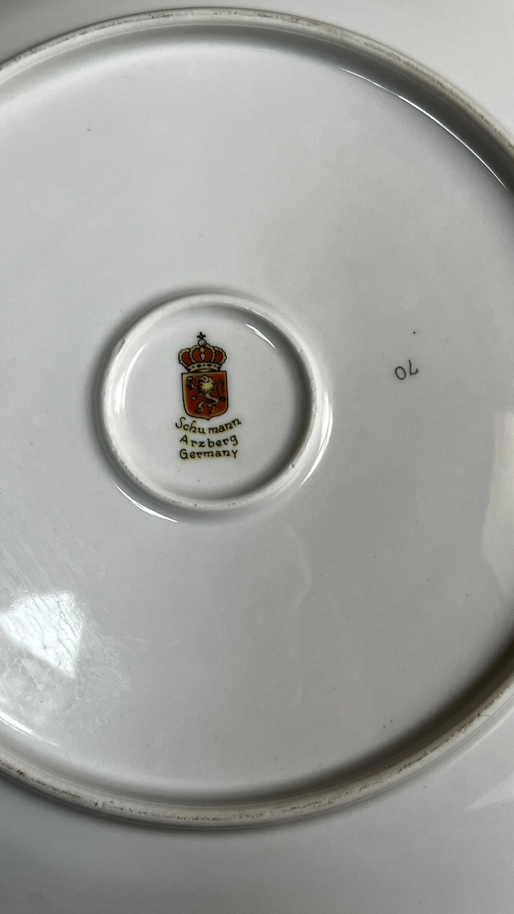 Handpainted Schumann Arzberg Germany Wild Rose Blush Plate - Etsy