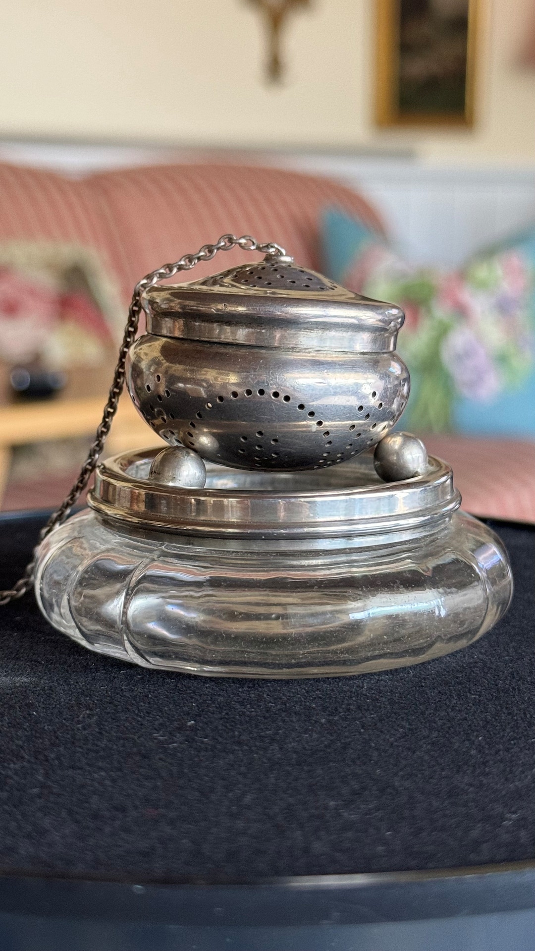 Antique Tiffany and Co Sterling Silver Tea Ball Infuser With Holder - Etsy