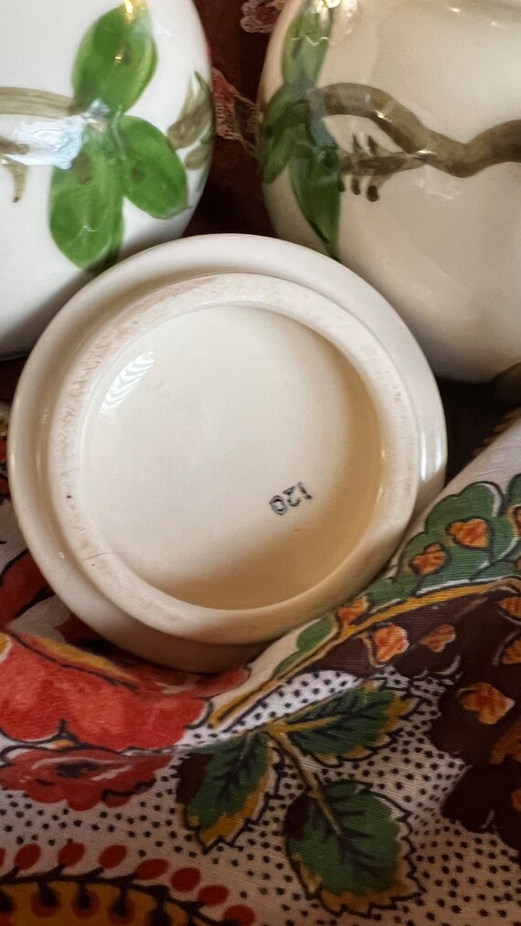 クラシックフランシスカンデザートローズシュガーボウル＆クリーマー