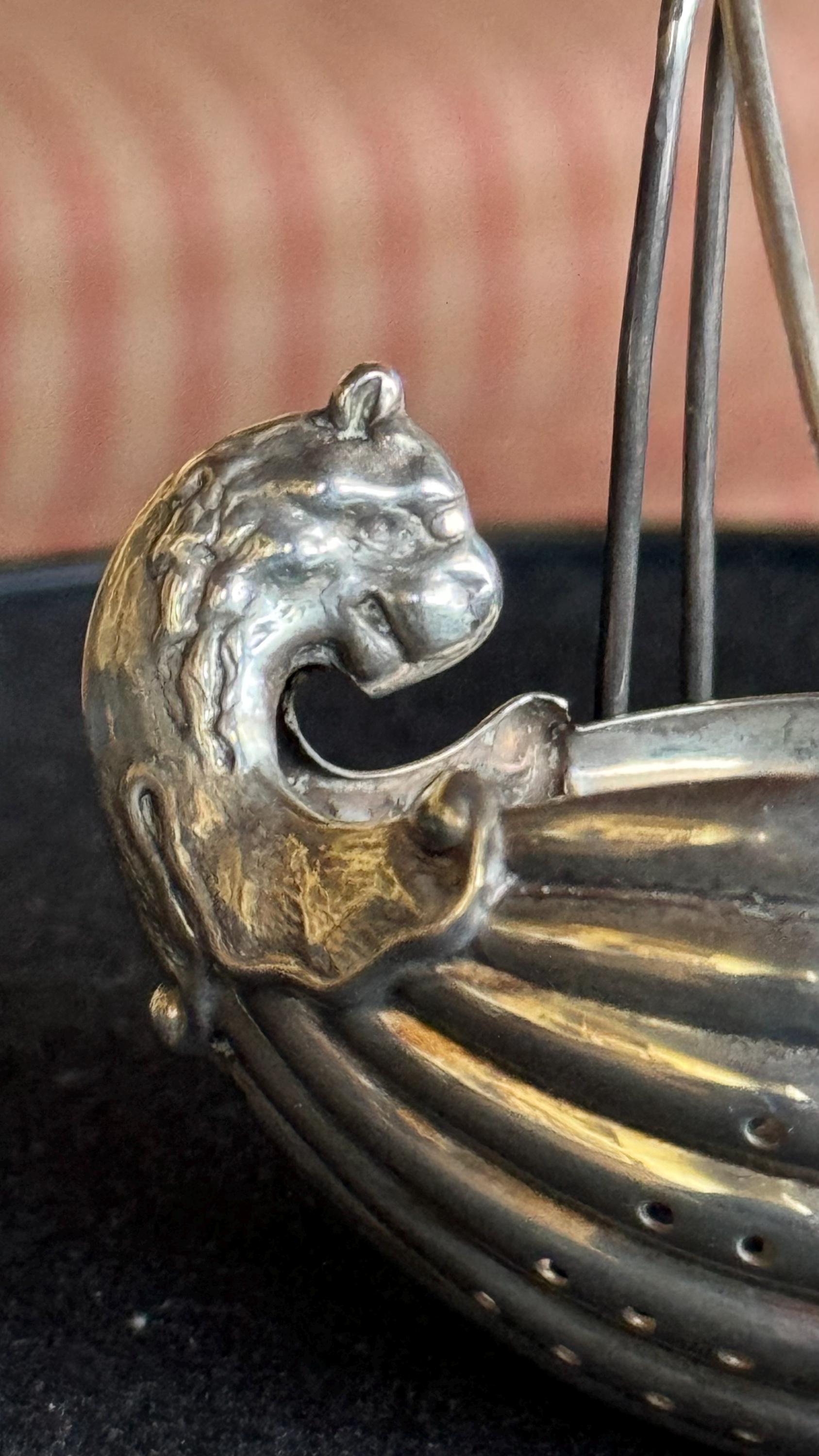 GORHAM。DOLLAR STEAMSHIP LINES。 食器、ボウル。骨董 Sterling Silver Victorian Scroll Gorham Sugar Bowl 912