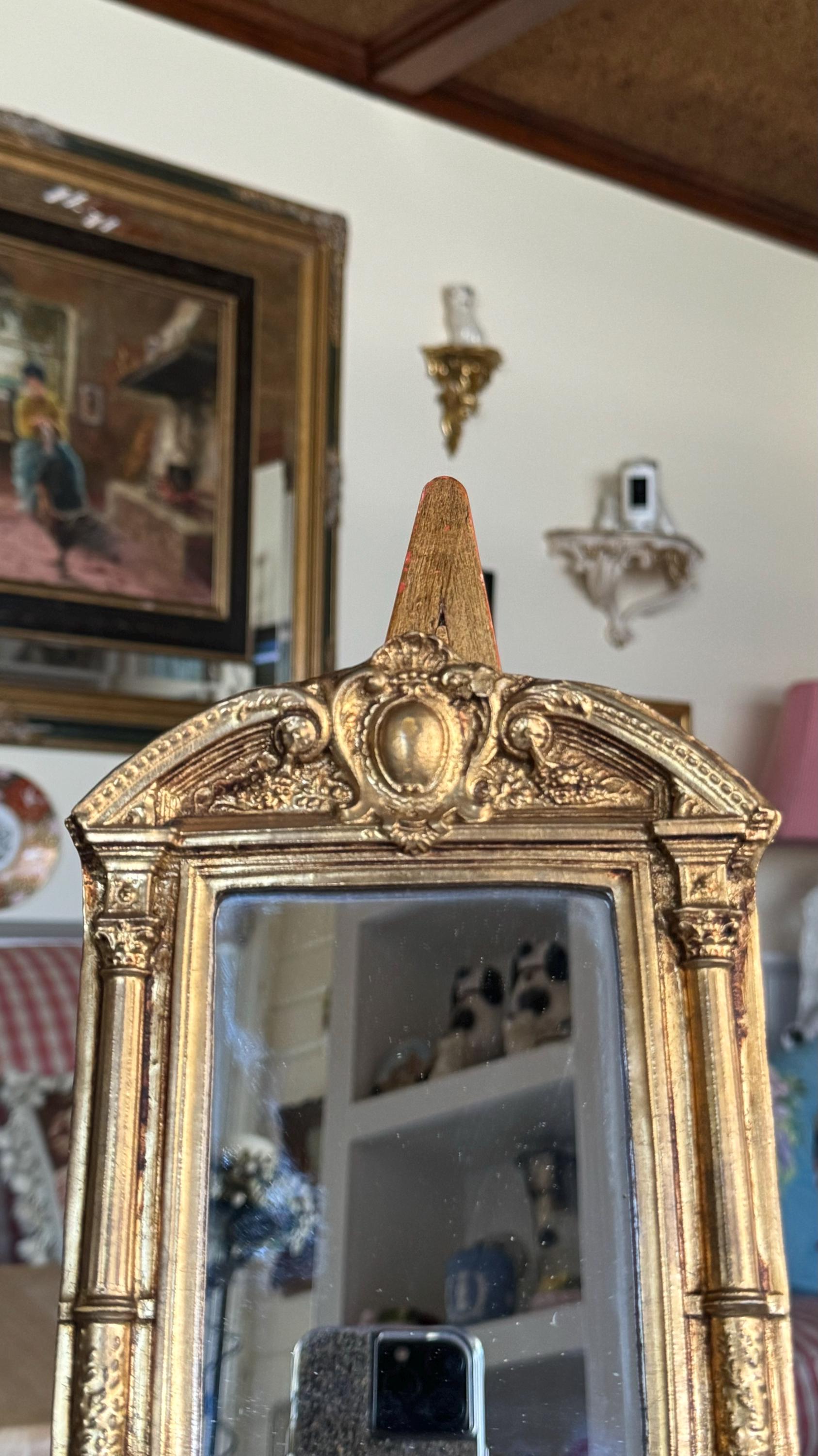 Italian Florentine Wood Gold Ornate Mirror - Etsy