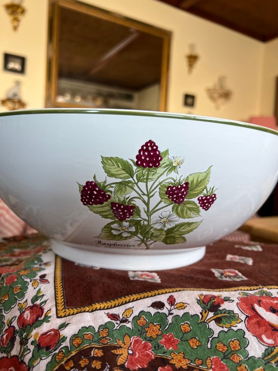 English Country Tiffany and Co Porcelain Serving Bowl Staffordshire Garden Etsy UK