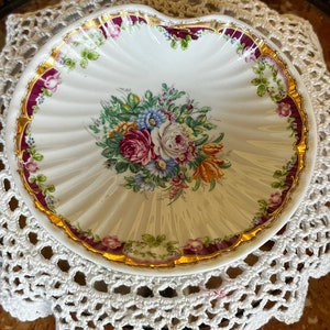 French Country Chic Floral Limoges Dish