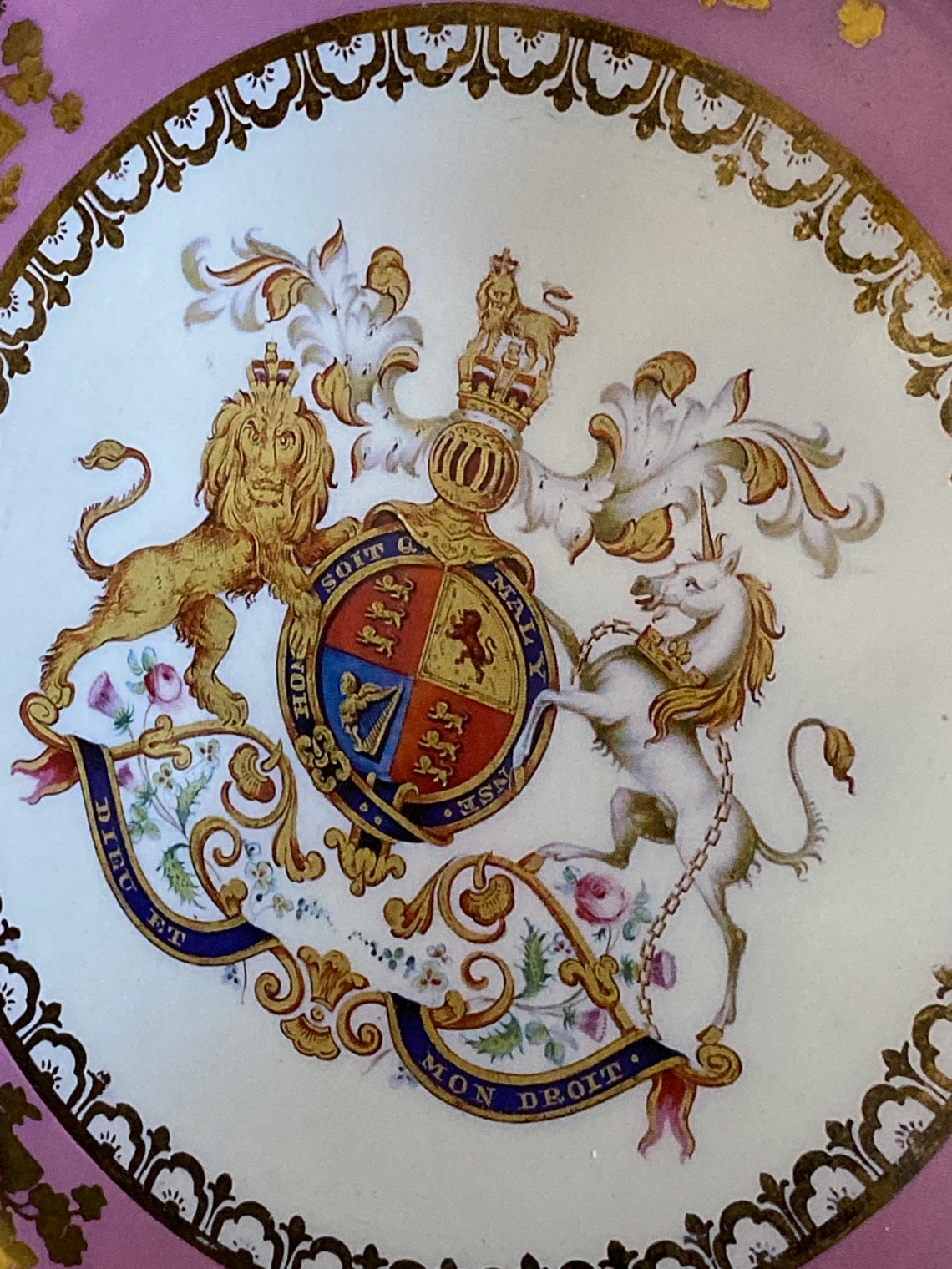 The Royal Collection Commemorative Tin Plate The Great Etsy