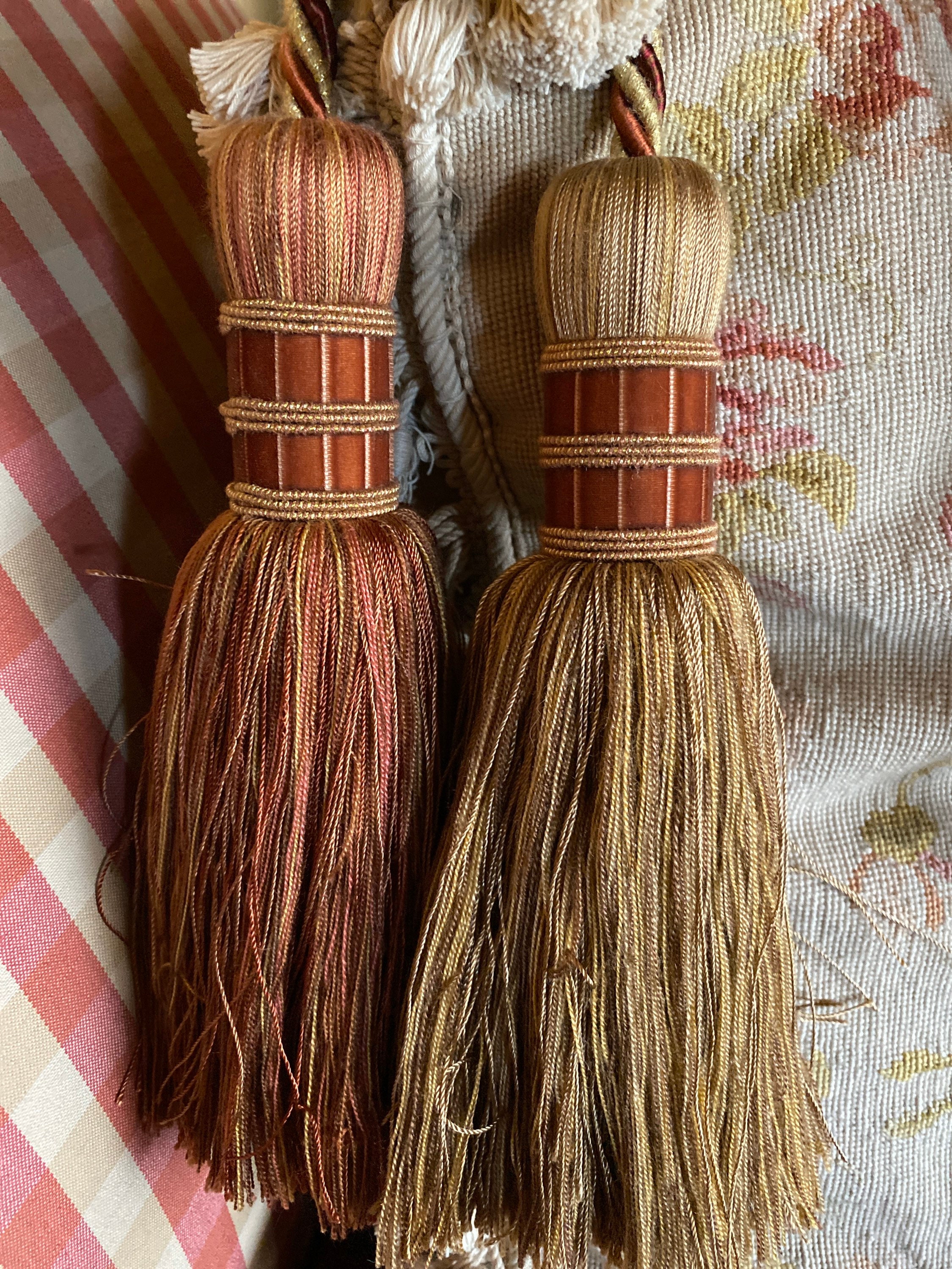 French Country Provence Double Tassel Trim 