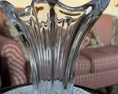 French Chic Art Deco Cofrac Art Verrier France Lead Crystal Vase