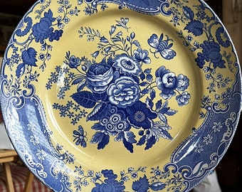 English Country Spode Garden Collection British Flowers Rosa Platter Plate Bowl