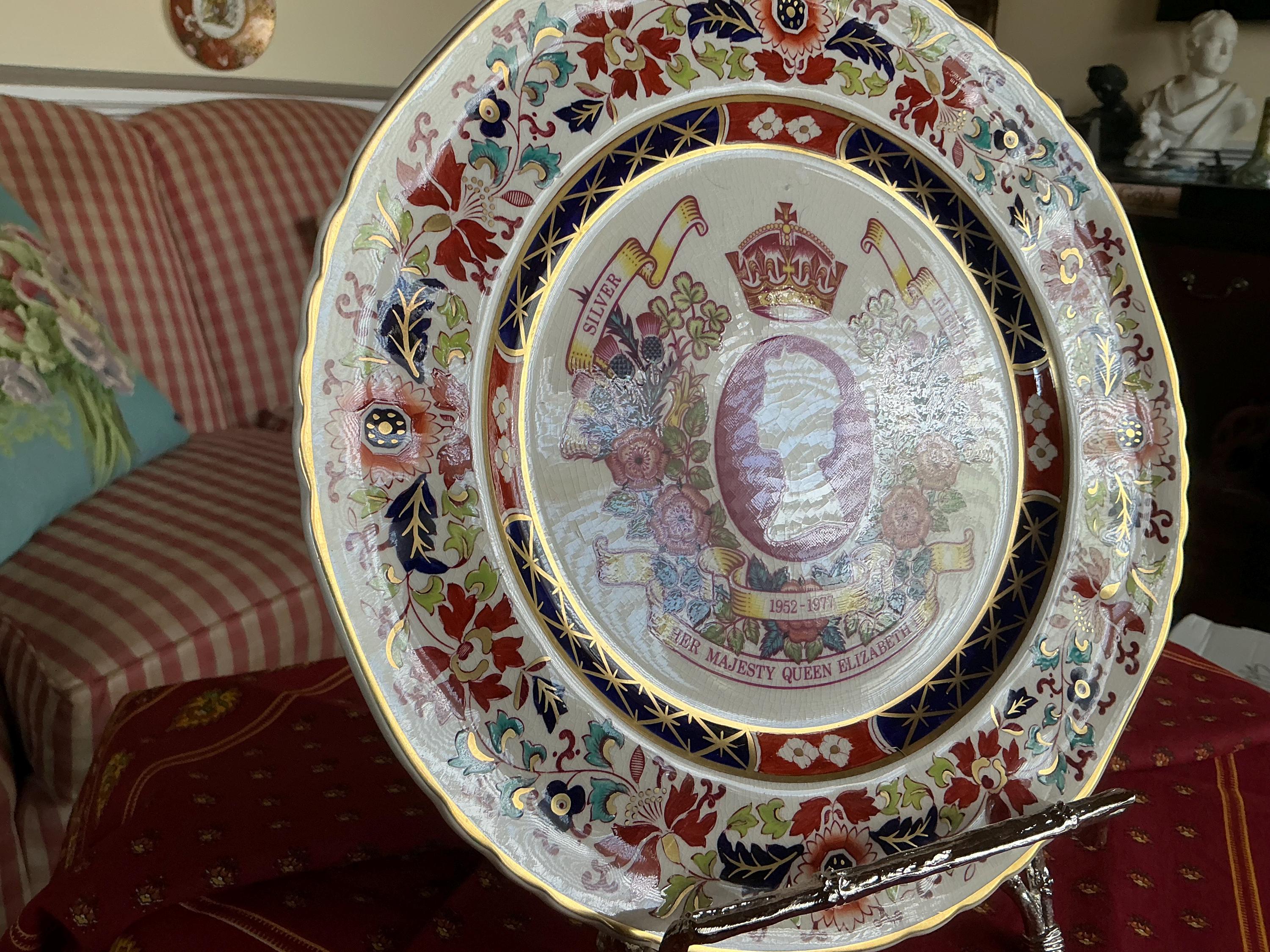 メイソンのプレート エリザベス2世女王 ロイヤル・シルバー