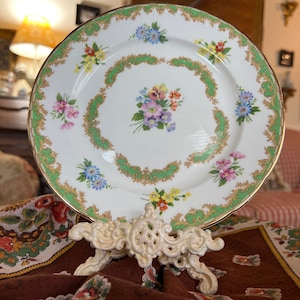 English Country Old Royal Floral Teller