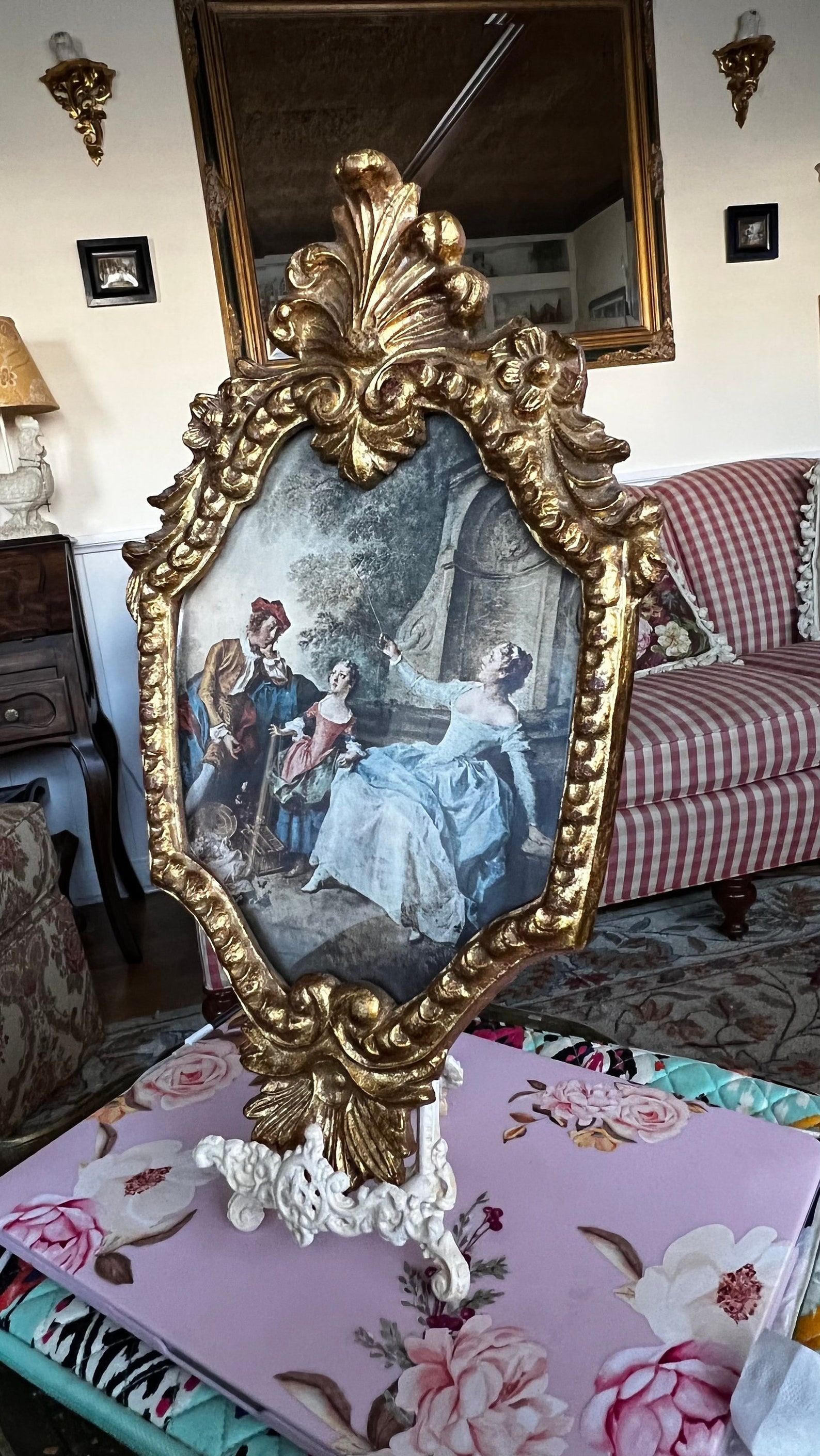 Italian Florentine Gold Wood Ornate Frame Victorian Gathering - Etsy