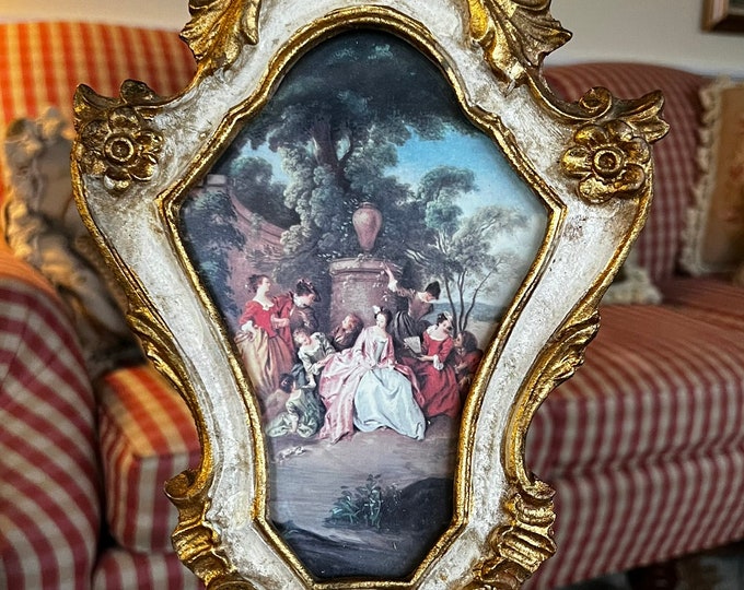 Italian Florentine Gold Wood Ornate Frame Victorian Gathering - Etsy