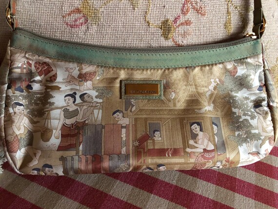 Jim Thompson Asian mini Bag Thai Silk Purse