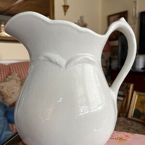 アメリカーナ ポッタリー シェナンゴ チャイナ アイアンストーン 特大 ピッチャー 花瓶