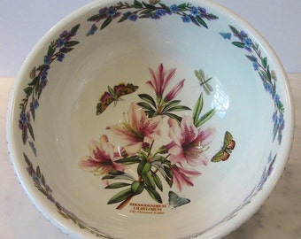 Portmeirion Botanic Garden 11" Ceramic Serving Bowl / Made in Great Britain