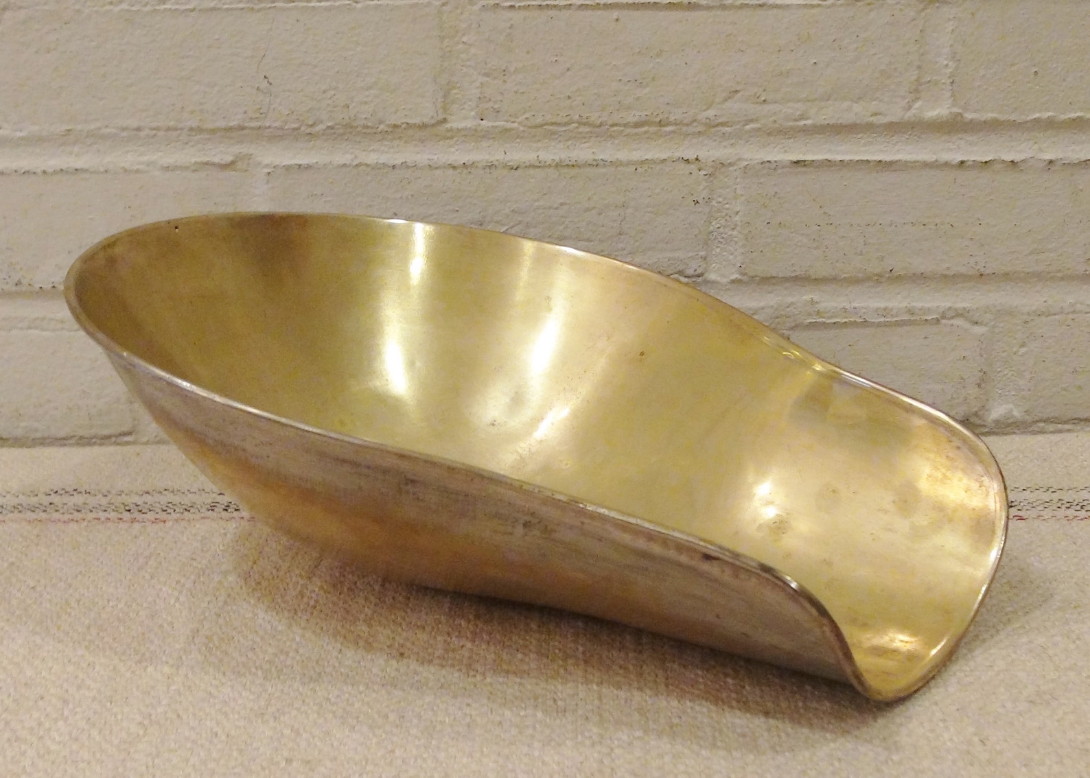 Brass Plated Antique Scale Pan / Antique Scale Scoop / General Etsy