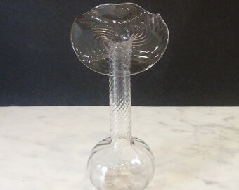 Vintage Jack In The Pulpit Vase - Spiral Design