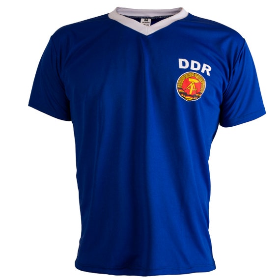 Oost-Duitsland 1970 retro voetbal shirt mens top - Etsy Nederland
