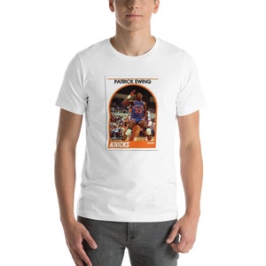 Patrick Ewing Cartoon Design Basketball Legend Unisex T-Shirt - Teeruto