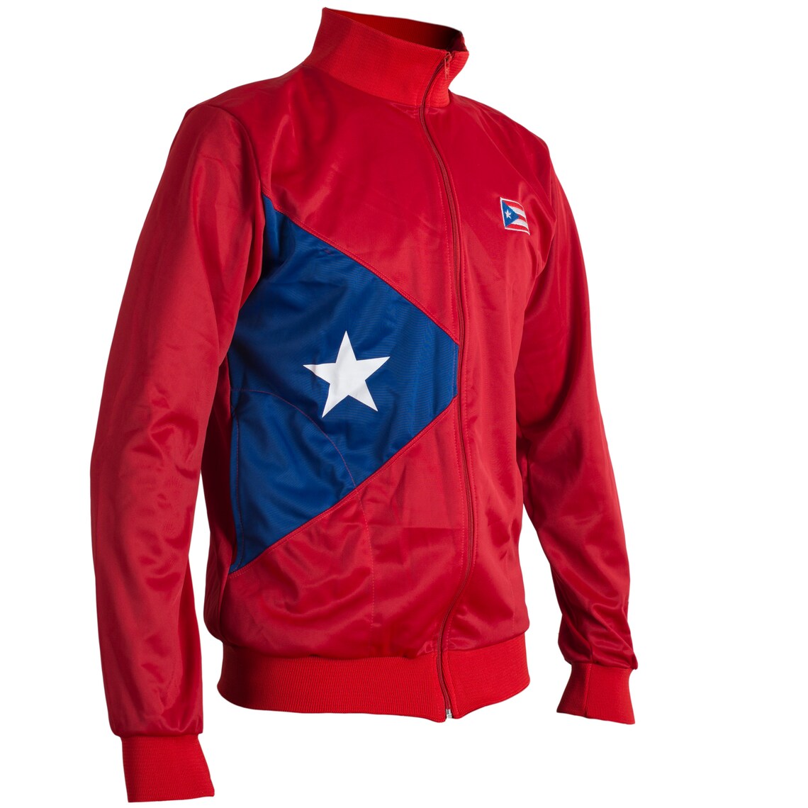 Puerto Rico Jacket Homme Red Caribbean with Flag Etsy