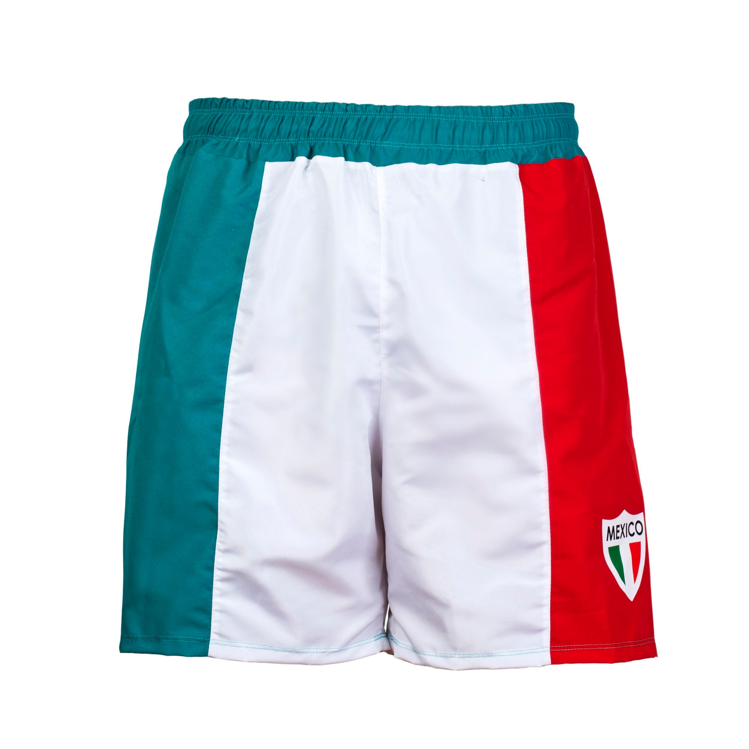 Image of Mexico National Flag Men Cruise Swim Trunk Sports Bermuda Shorts Beach Pants Trousers