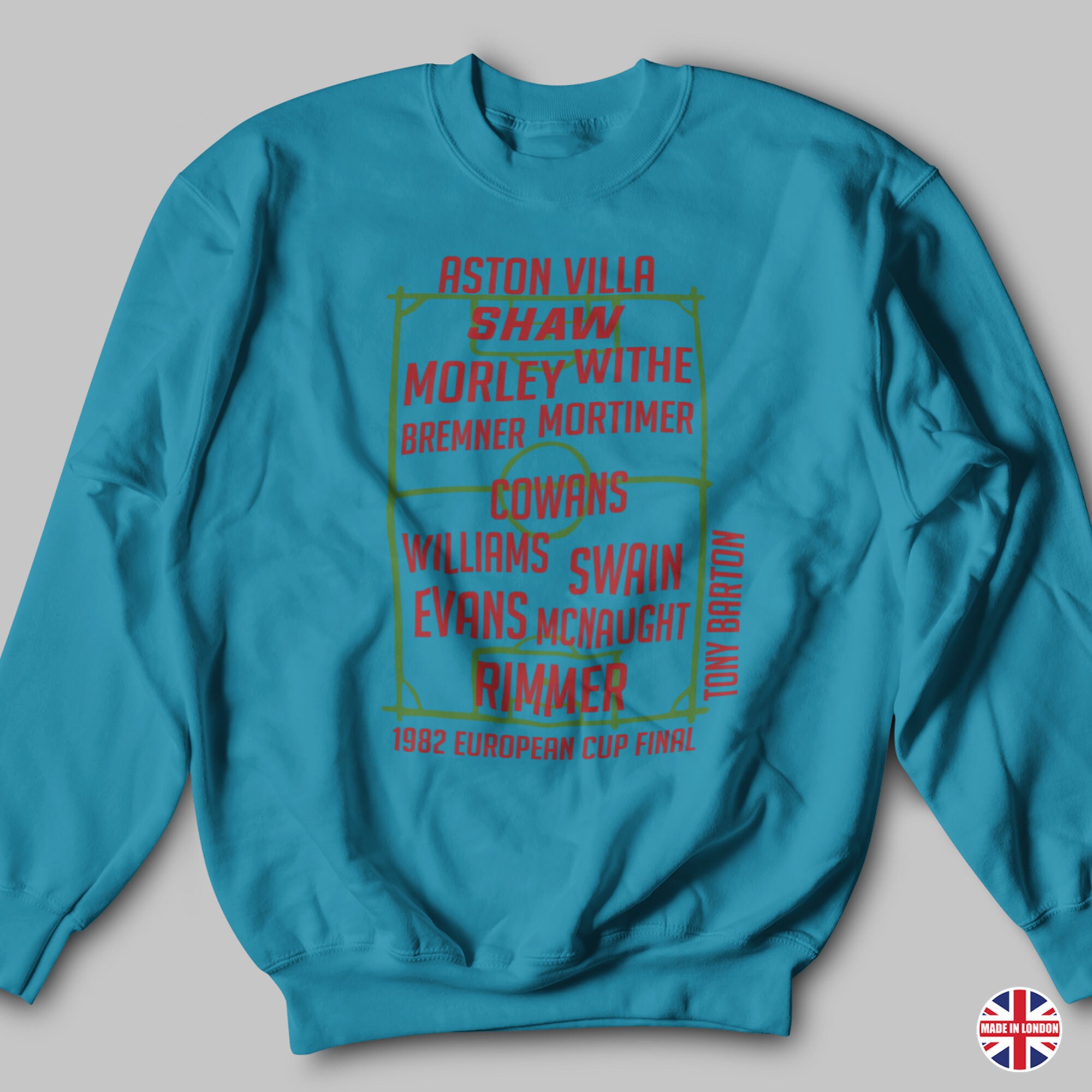 Aston Villa 1982 European Cup Final Sweatshirt Aston Villa Etsy