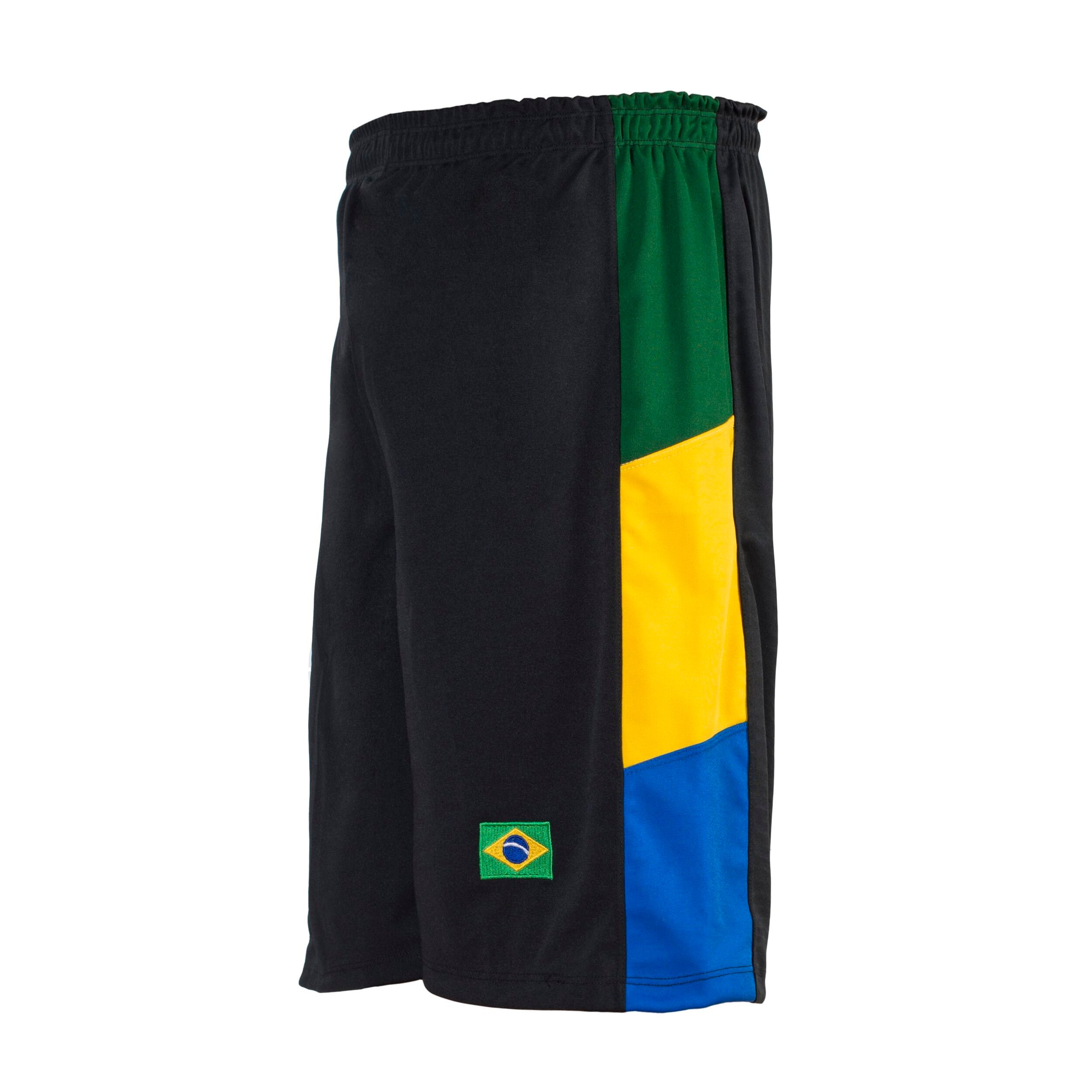 Image of Brasil Men's Baggy Gym Sports Basketball Boxing Bermuda Shorts Beach Pants