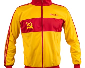 Classic Soviet Union CCCP USSR Iconic Ivan Vasilyevich Drago Character Jacket Retro Boxer Jacket Men Top