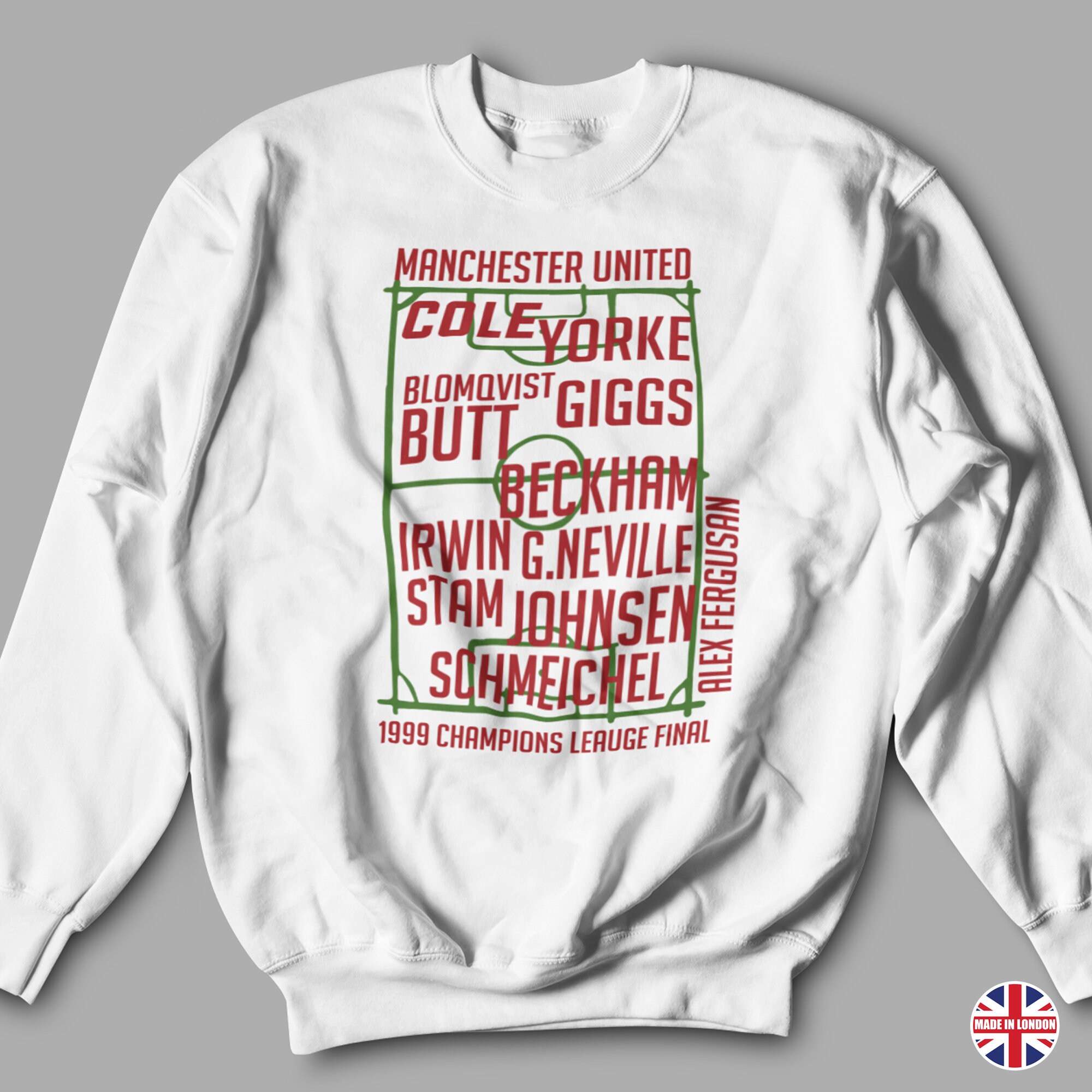 Manchester United Sweatshirts Football Sweatshirt England Etsy