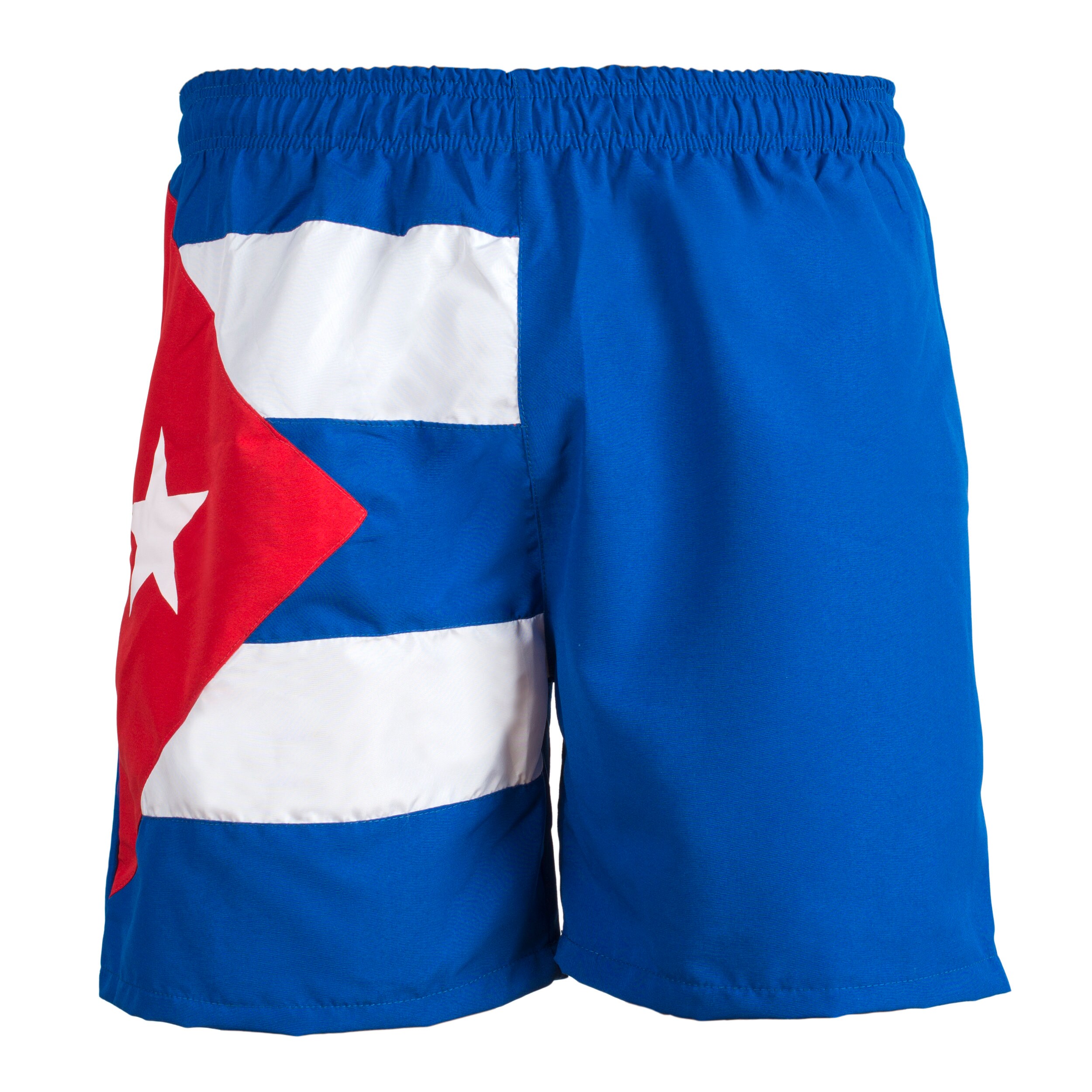 Image of Cuba National Flag Men Cruise Swim Trunk Sports Bermuda Shorts Beach Pants Trousers