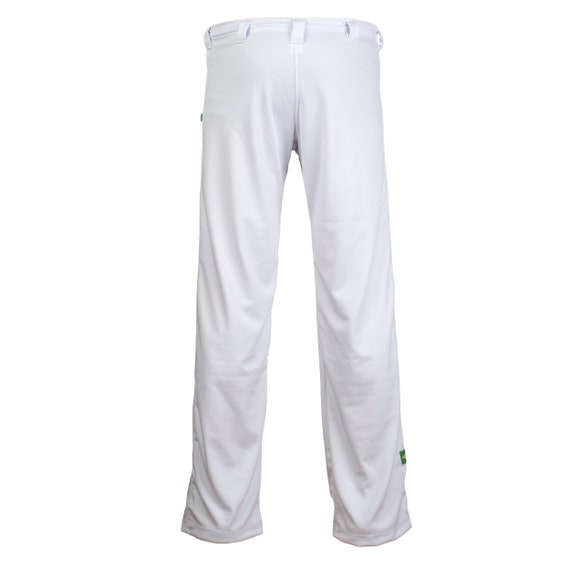 Unisex Green Brazil Capoeira Abada Martial Arts Elastic Trousers Pants 5 Sizes