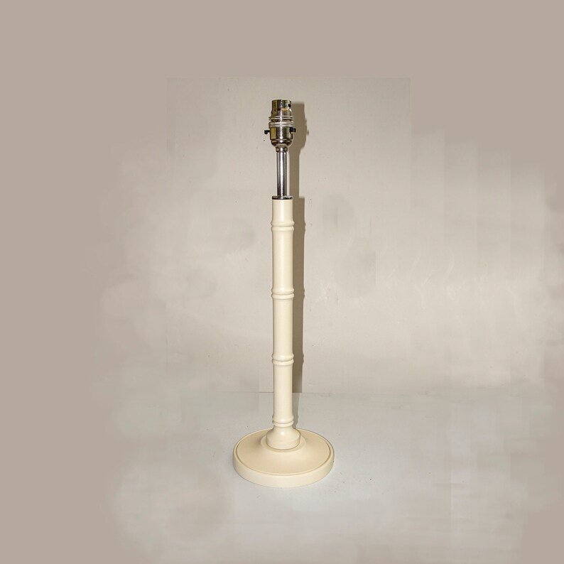 A Premiere White new elegant stylized bamboo lamp, 48cm image 2