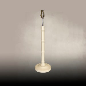 A Premiere White new elegant stylized bamboo lamp, 48cm image 1