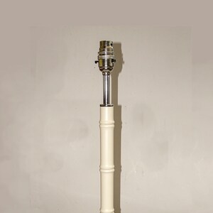 A Premiere White new elegant stylized bamboo lamp, 48cm image 3