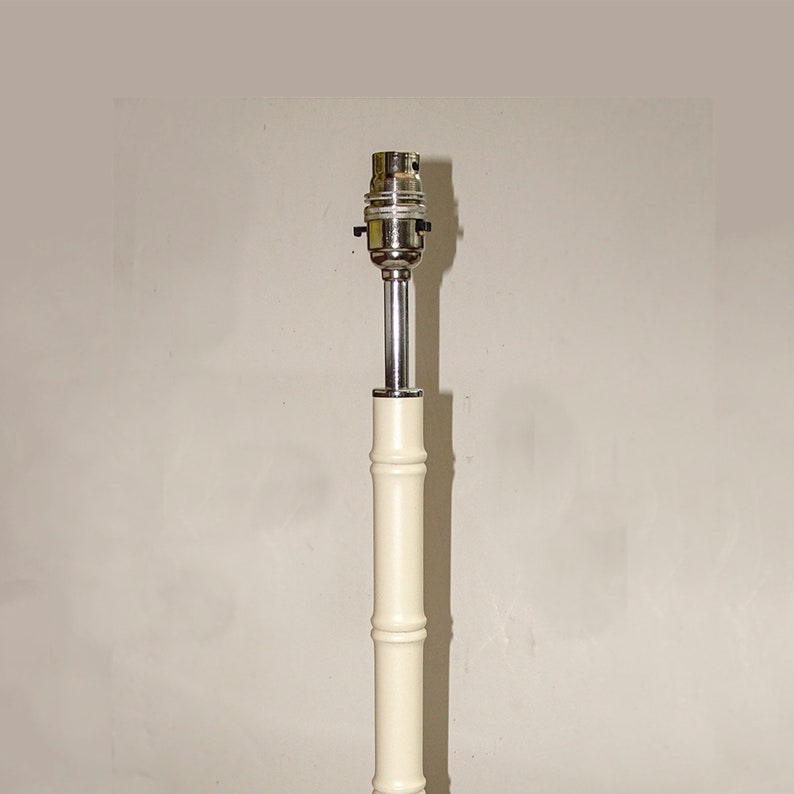 A Premiere White new elegant stylized bamboo lamp, 48cm image 3