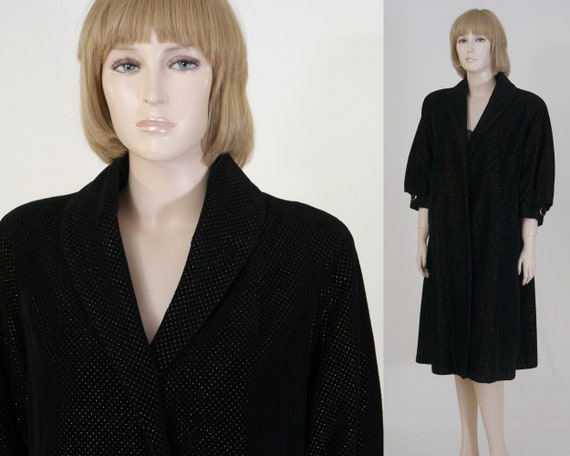 Shawl collar swing best sale coat