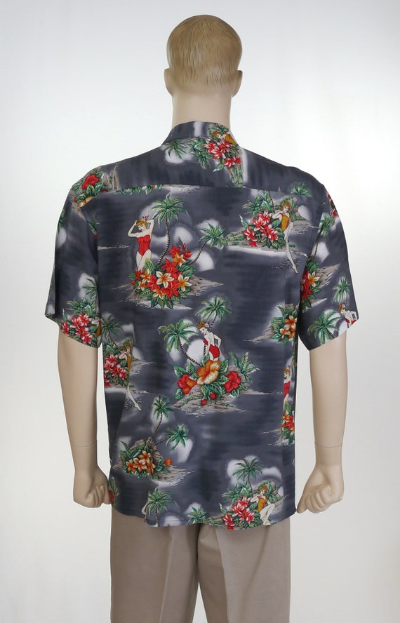 Vintage Men's Campia Hawaiian Shirt - Bathing Bea… - image 3