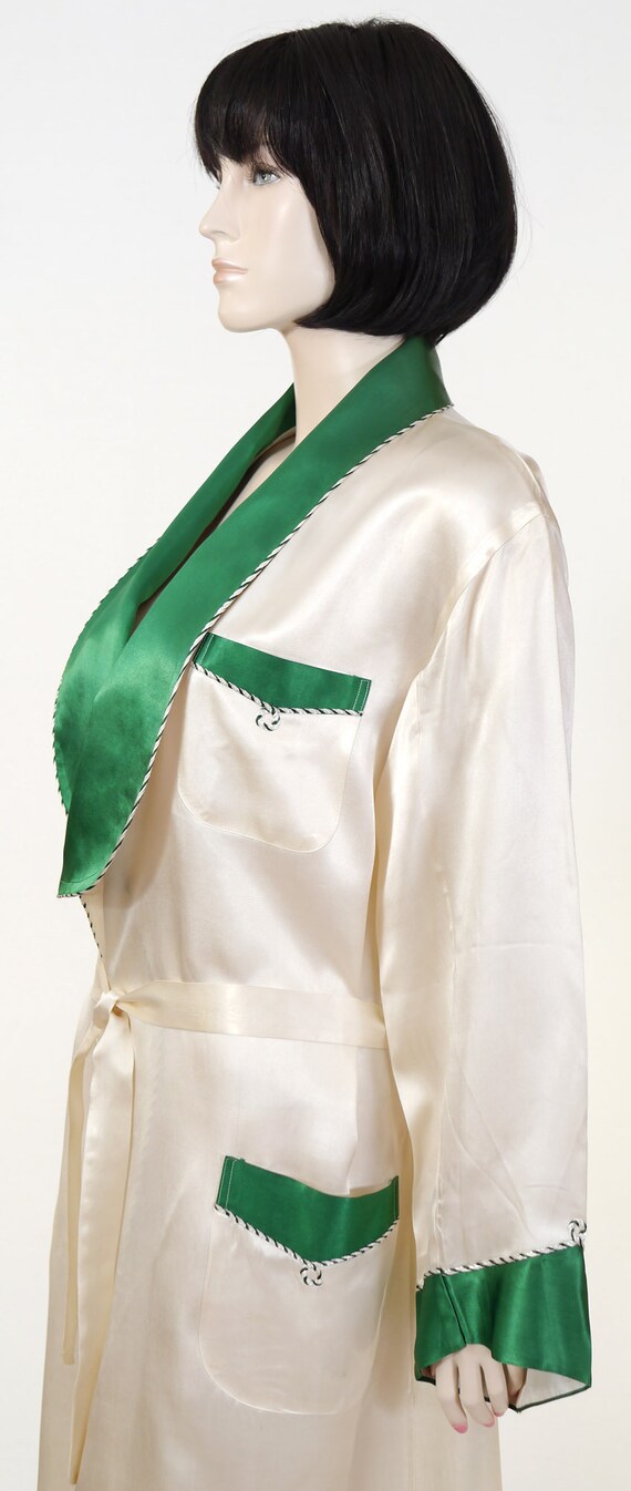 Vintage Satin Robe - Women's Satin Robe - Fashion… - image 3