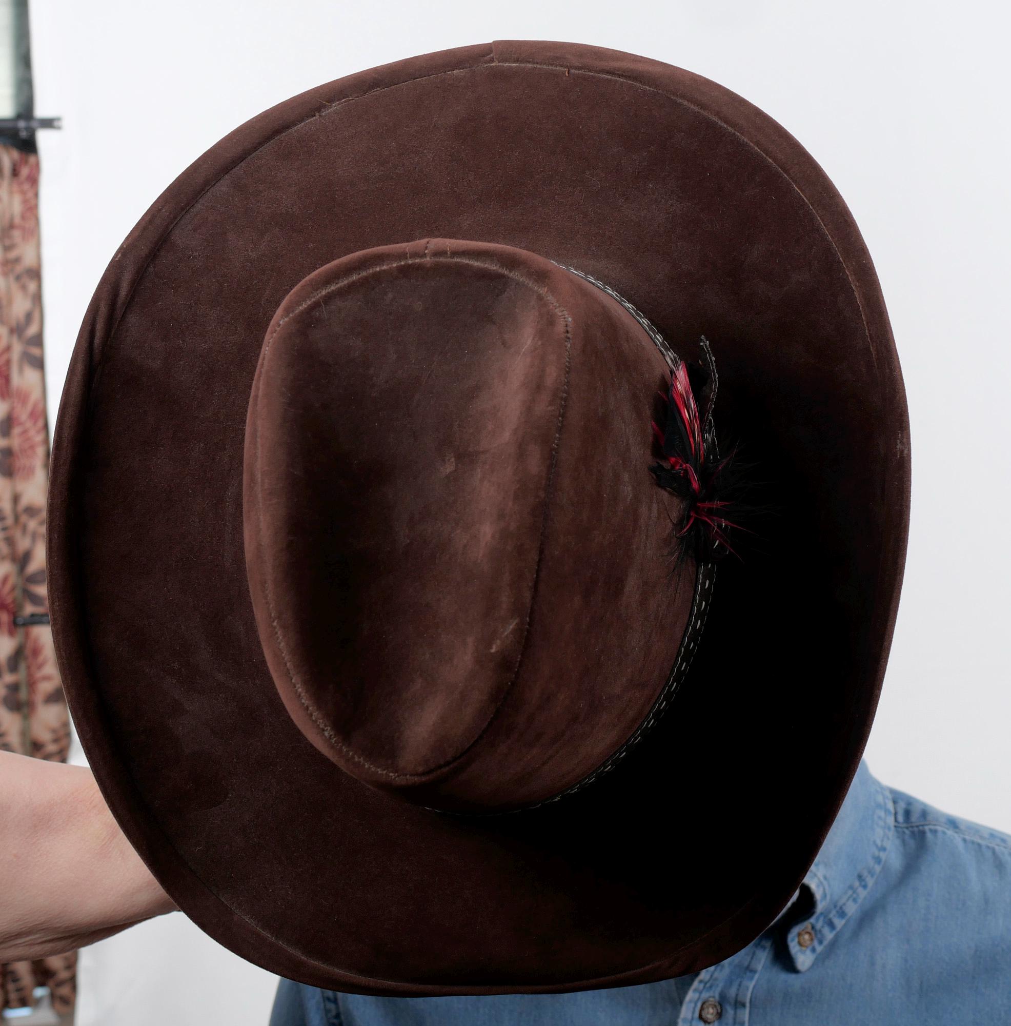 Classic Bailey Brown Lite Felt Cowboy Hat - Size 7 1/8  display picture 3