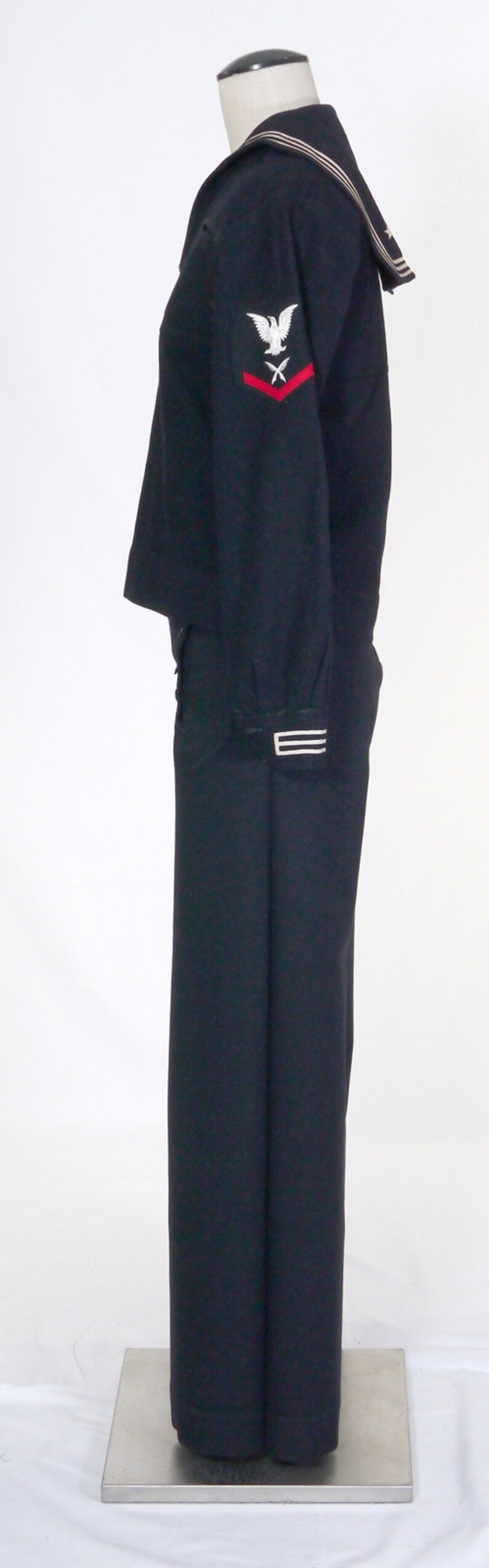 Vintage WWII U.S. Navy Dress Blue Service Uniform Top & Etsy