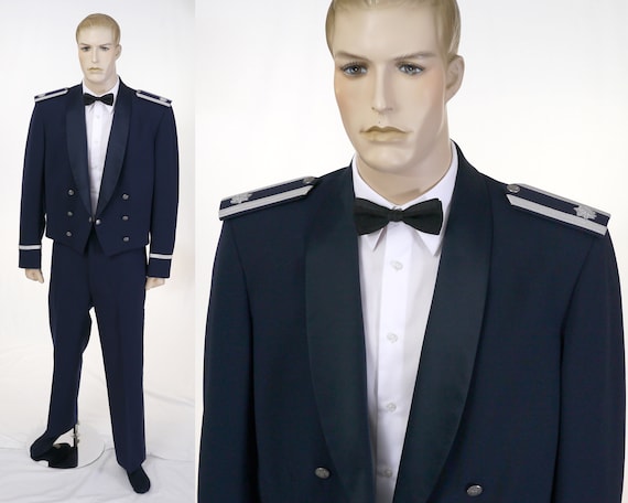 Vintage USAF Men's Mess Dress Uniform - Cropped Ja