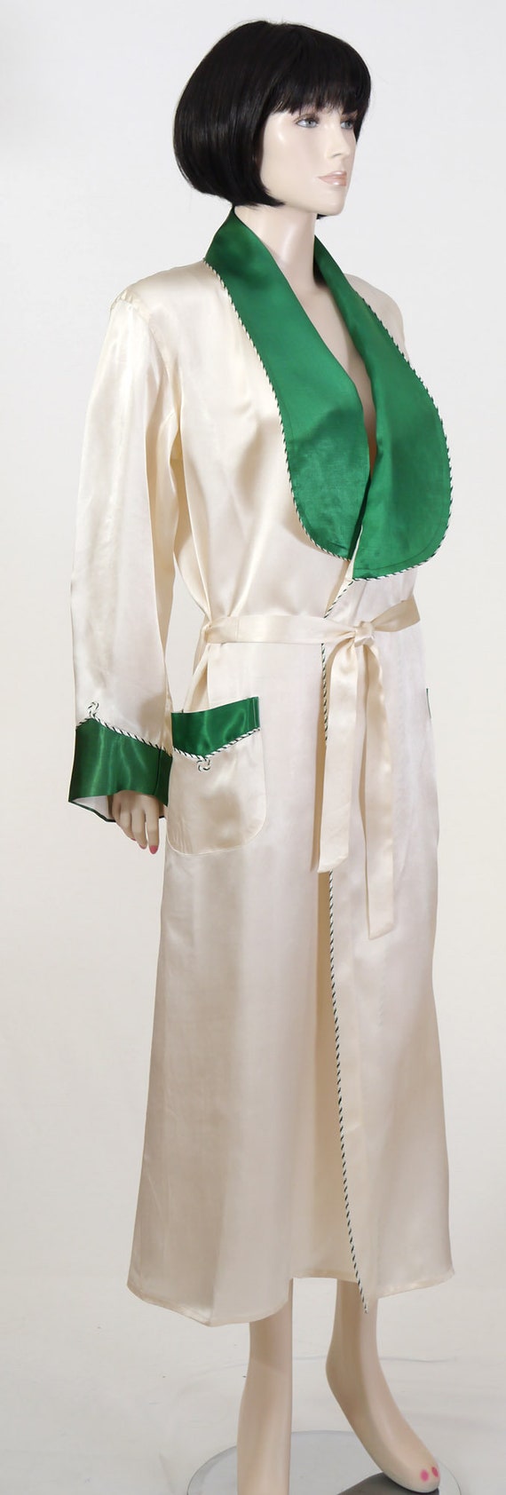 Vintage Satin Robe - Women's Satin Robe - Fashion… - image 5
