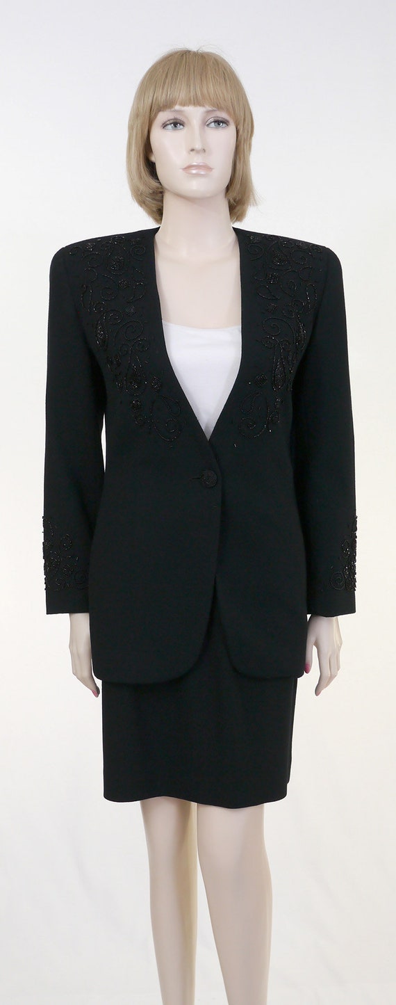 Vintage Talbots Petite Black Suit - 2 Piece Suit … - image 4