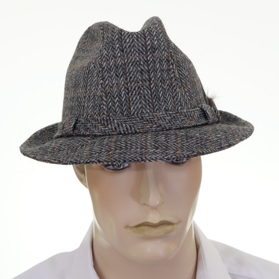 Vintage Stetson Tweed Fedora -  Fully Lined - Siz… - image 2