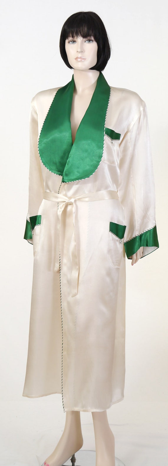 Vintage Satin Robe - Women's Satin Robe - Fashion… - image 4