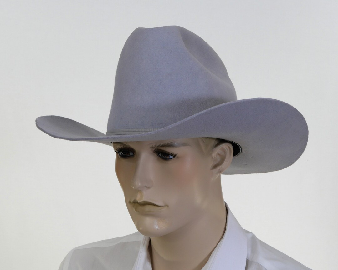 Women's Cowboy Hat With Plush Trim - Western Cowgirl Hat For Shows & Photography