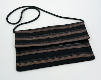 Coach 6744 Soho Multicolor Striped Suede Wristlet Clutch Vintage