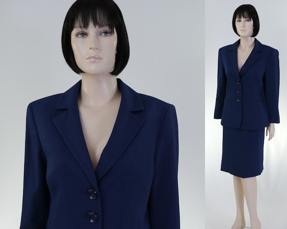 Womens navy online blue suit jacket
