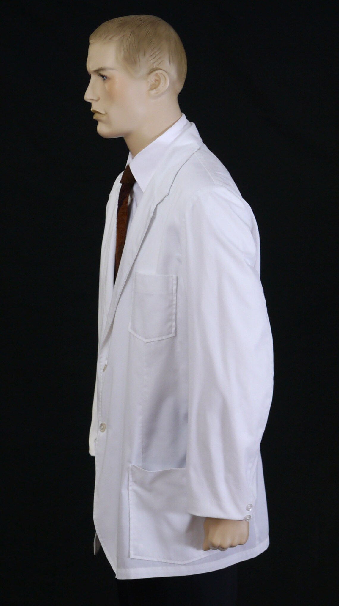 Vintage Dentist Lab Coat Halloween Costume Men's Costume Size Large Mr